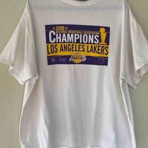 2000 Champions Los Angeles Lakers Shirt White
